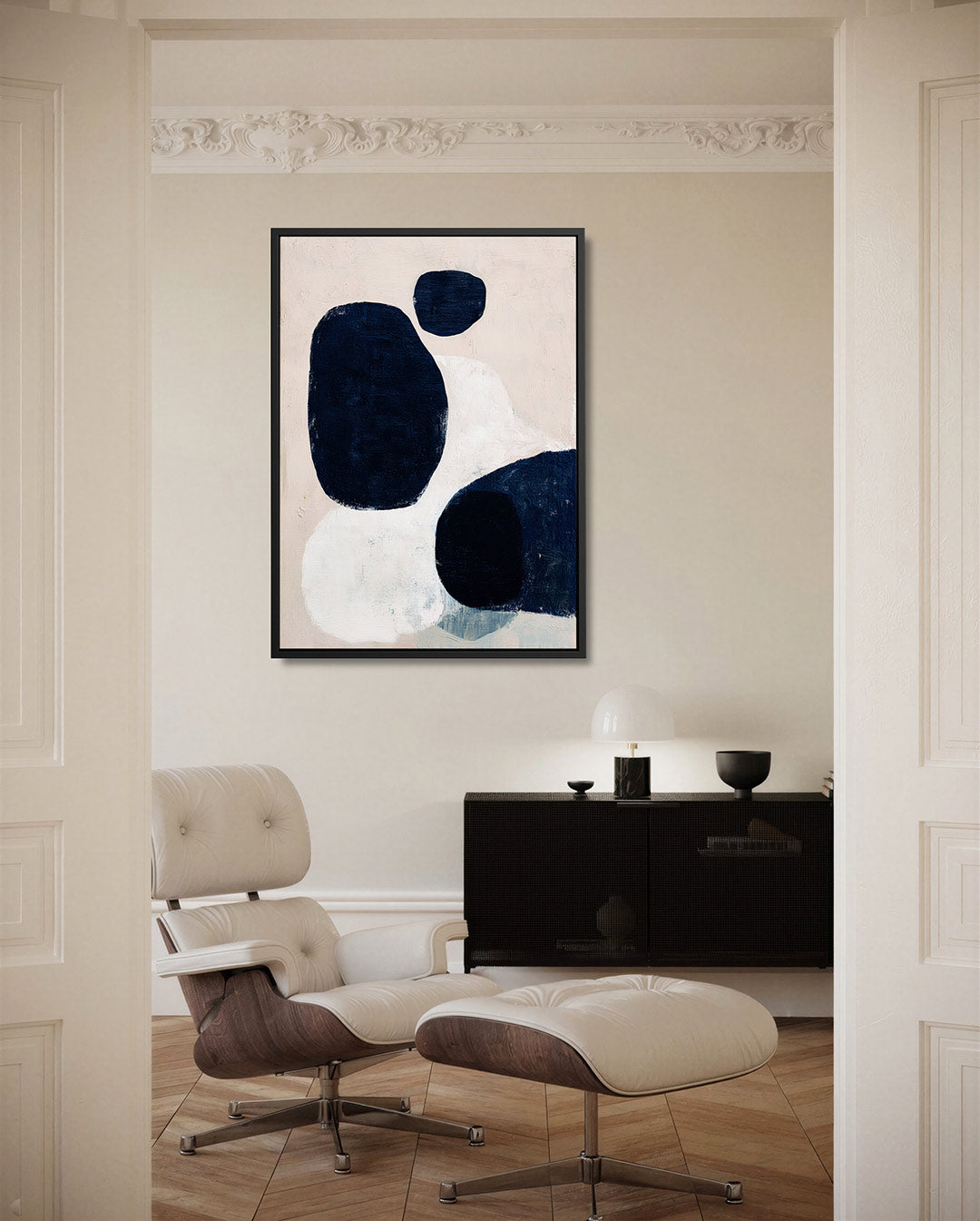 Organische vormen compositie Kunstwerk