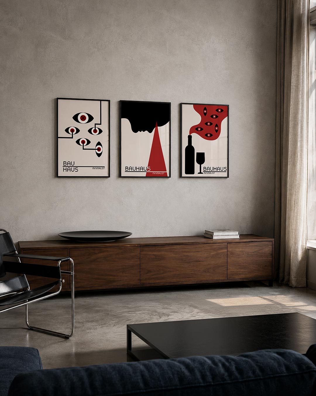 Ooglijnenspel Posterset