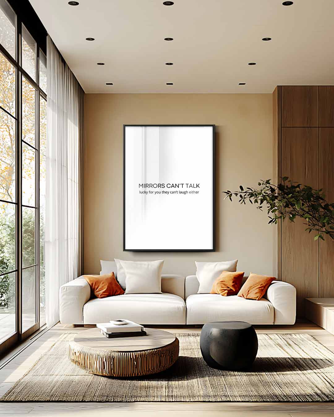 Spiegelhumor Wanddecoratie Kunstwerk-canvas-dibond-plexiglas-wanddecoratie-WallArtistic