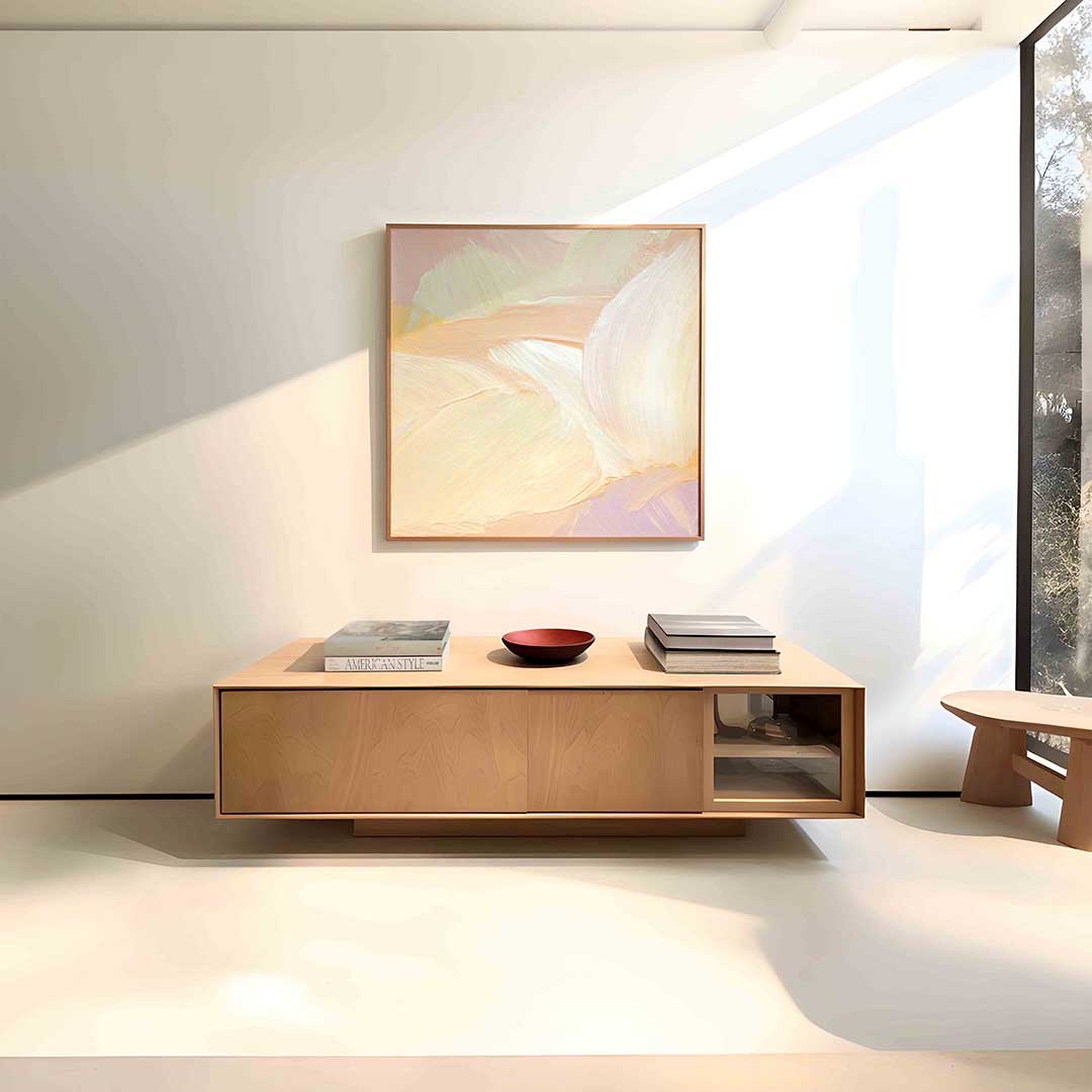 Abstracte pastel Poster