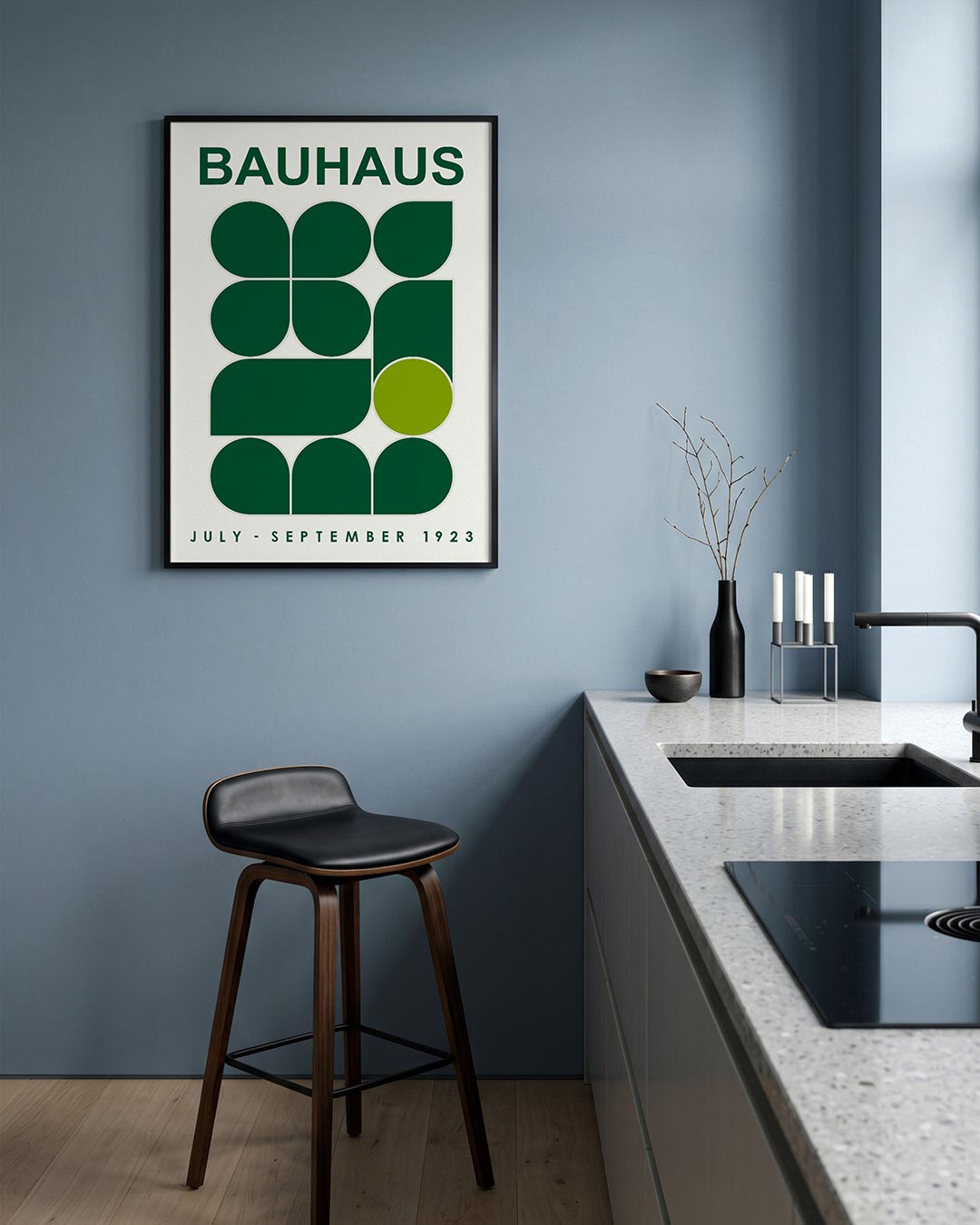 Vormritme en kleur Poster