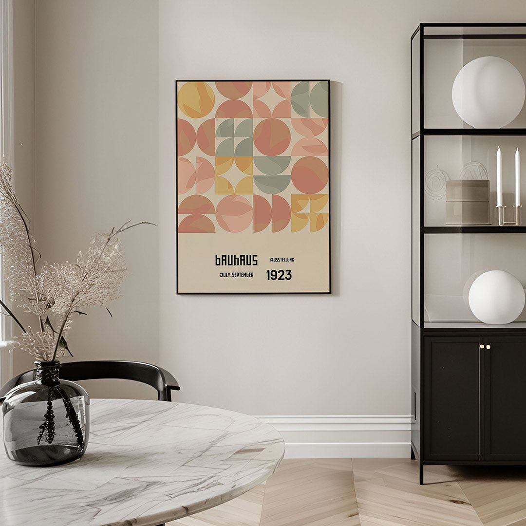 Vormritme en kleurvlakken Poster