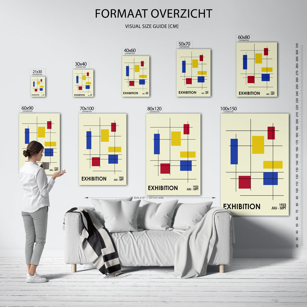 Vorm en lijnen Poster