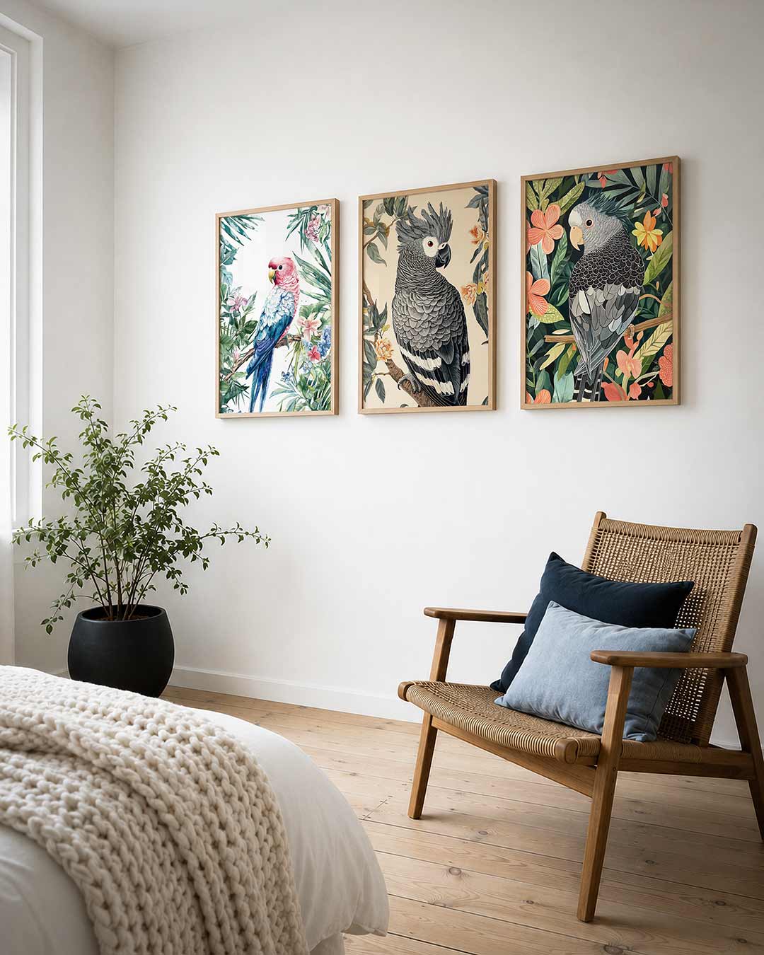 Tropische vogelpracht Posterset