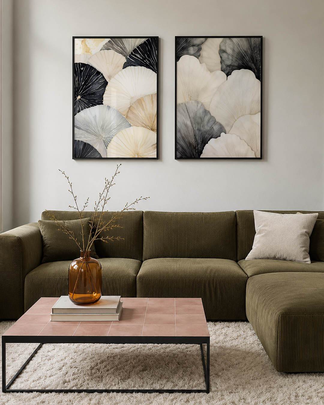 Vormenspel en lijnen Posterset