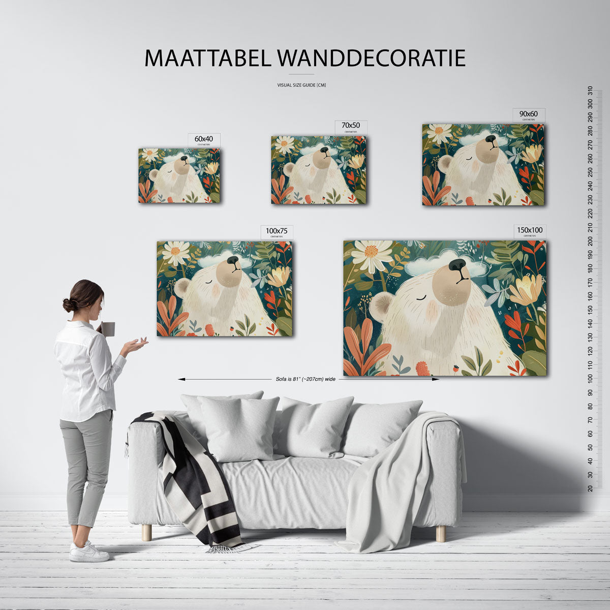 Dromerige beer Kunstwerk