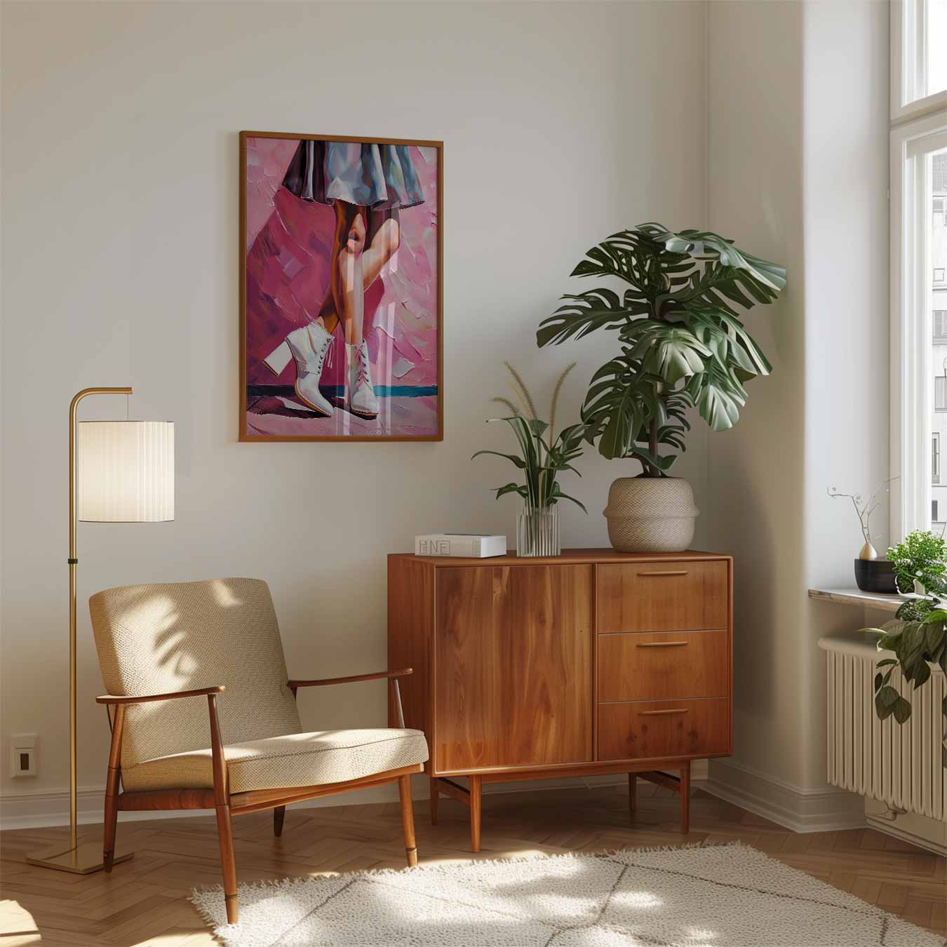 Stijlvolle Mode-Illustratie Poster-WallArtistic