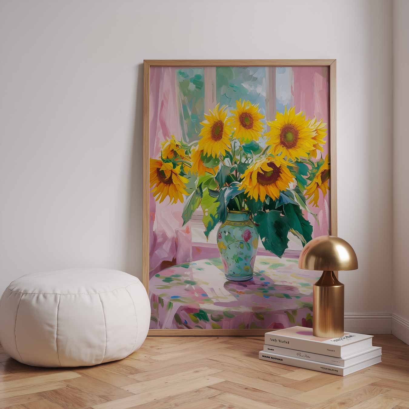 Stralende Zonnebloemen Poster-WallArtistic