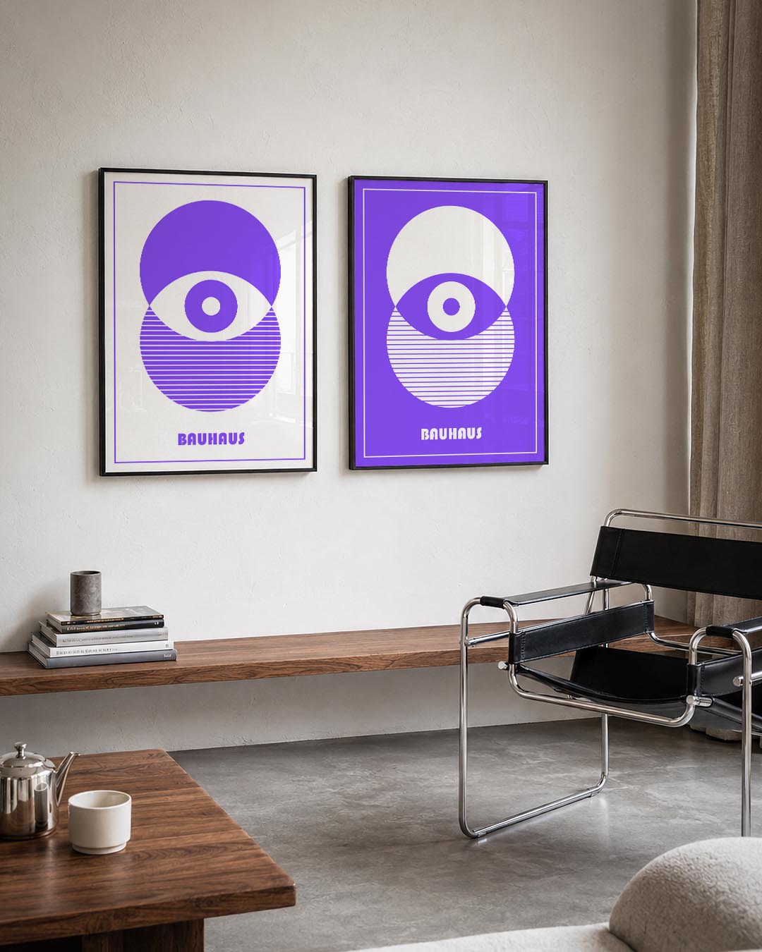Cirkel en strepen Posterset