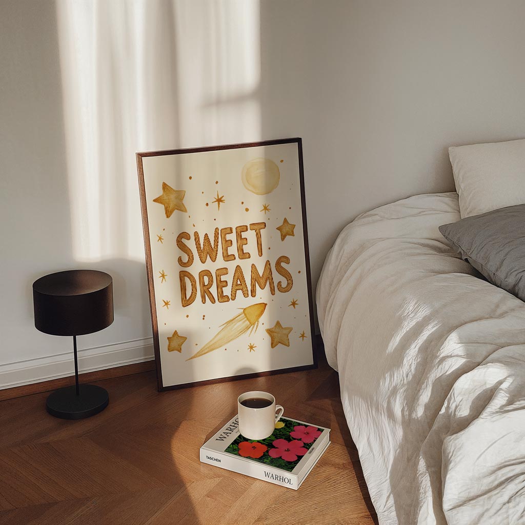 Sweet Dreams Slaapkamerposter-WallArtistic