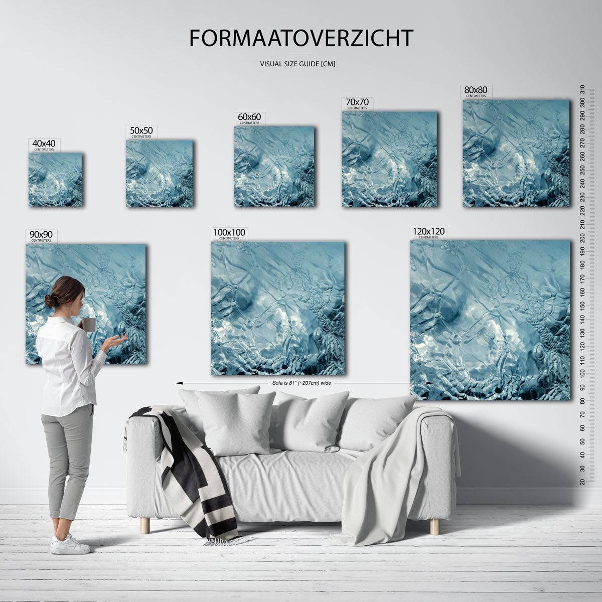 Glanzende structuren Kunstwerk