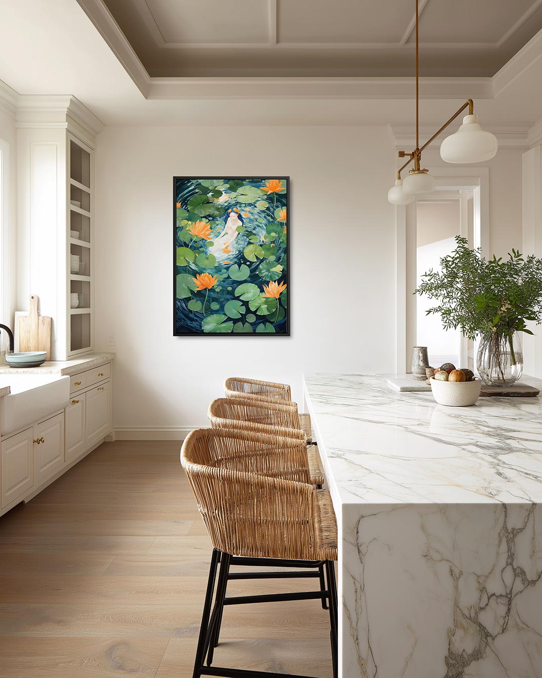 Dromerige waternimf Kunstwerk