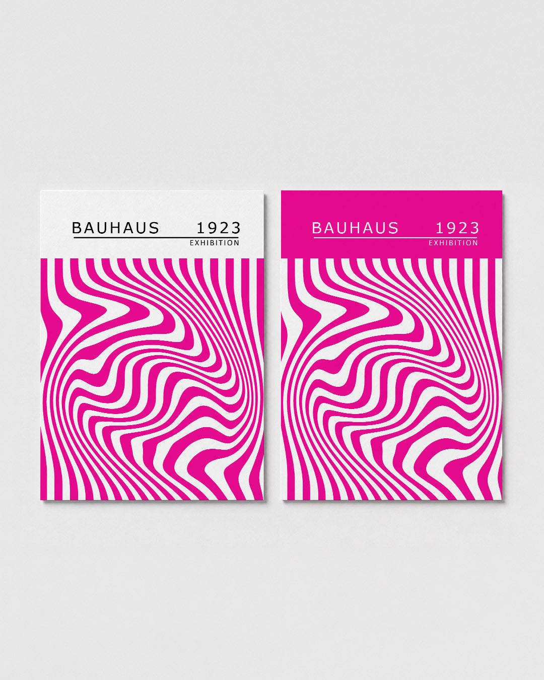Golvend lijnenspel Posterset