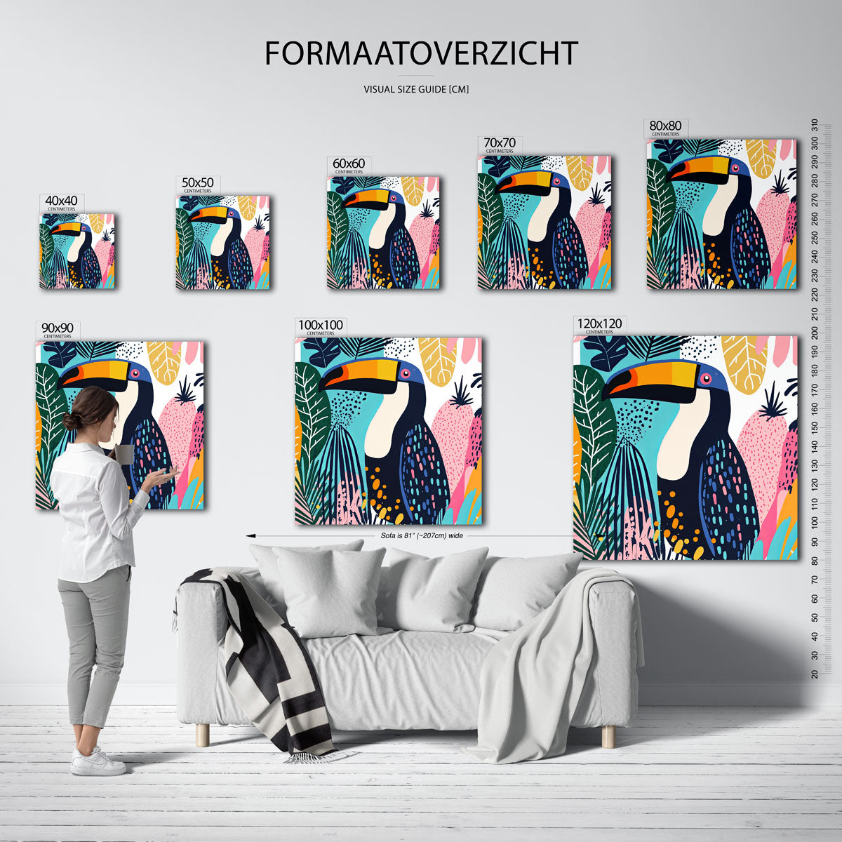 Tropische toekan Poster
