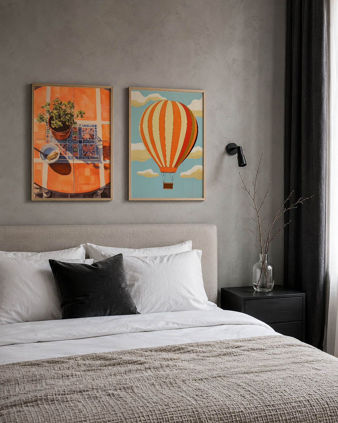 Tafelkleuren en schaduwen Posterset