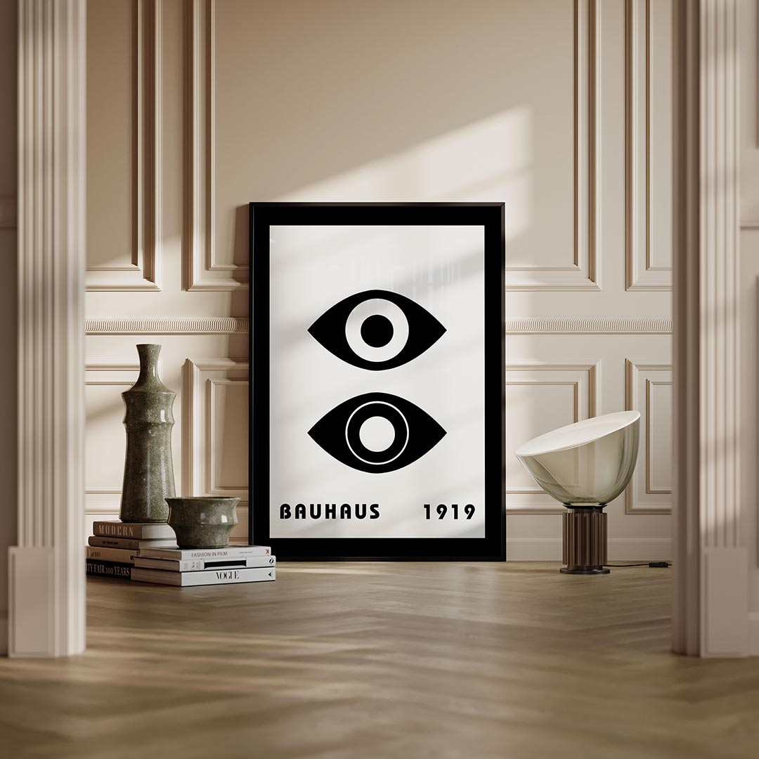 Oogvormen contrast Poster
