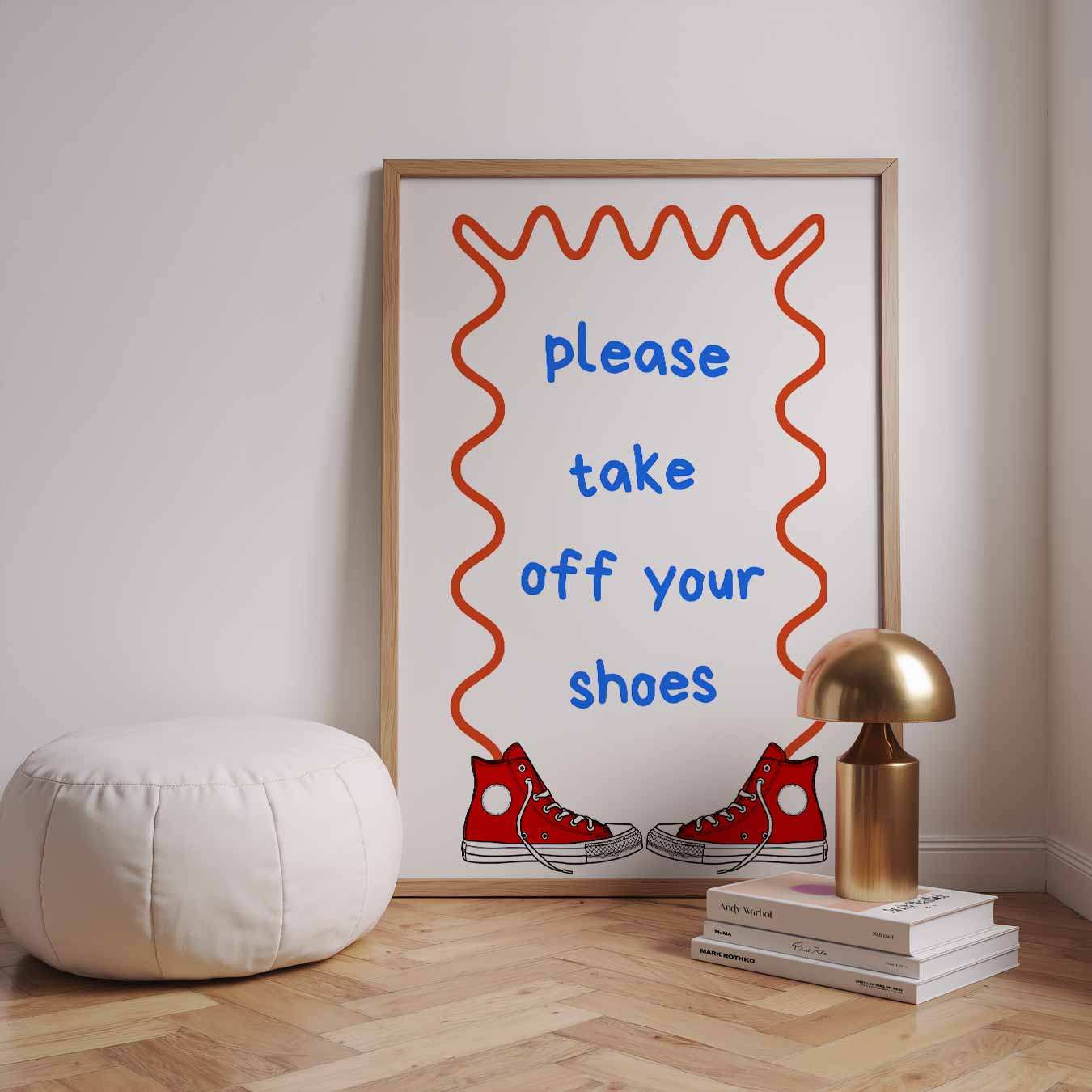 Gezellige Schoenen Uit Poster-WallArtistic