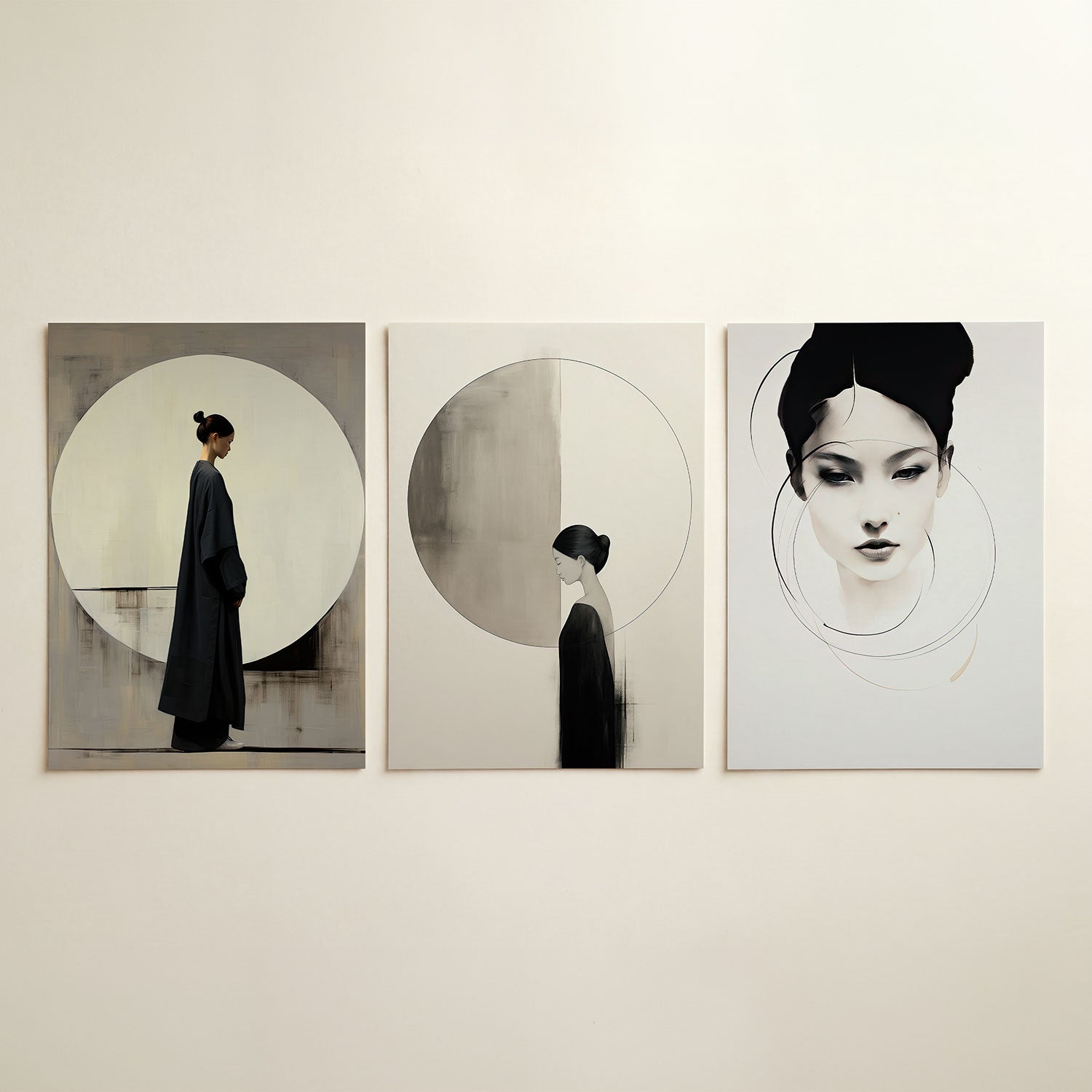 Cirkel en silhouet Posterset