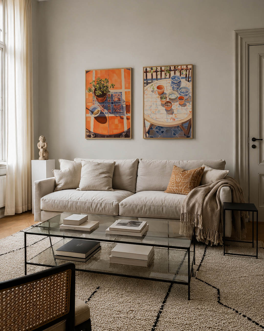 Kleur en schaduw Posterset