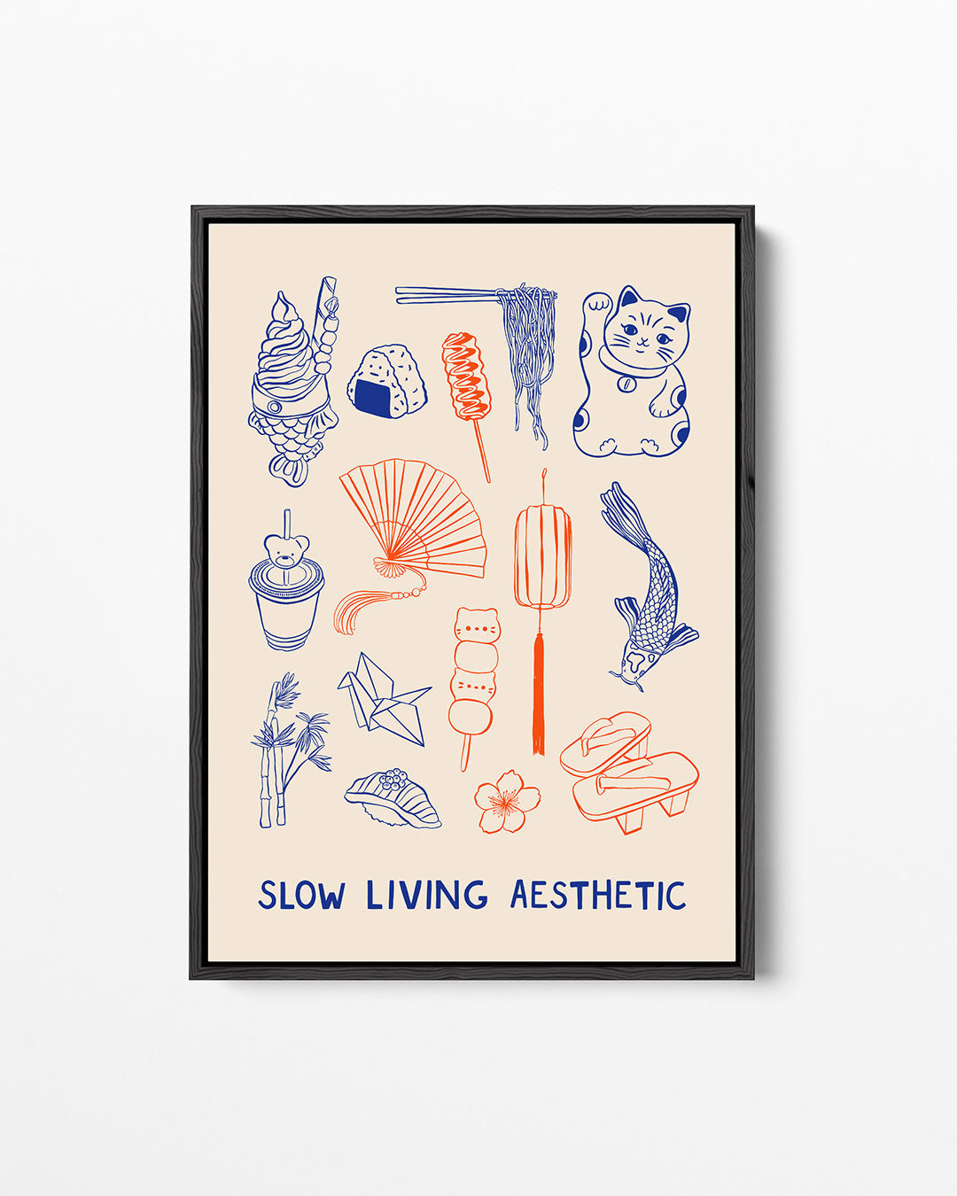Illustratieve symbolen Kunstwerk