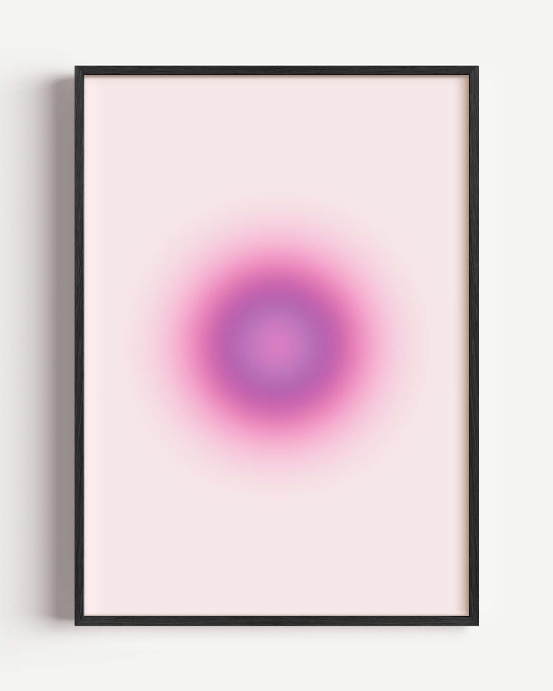 Roze Aquarel Cirkel Poster-WallArtistic
