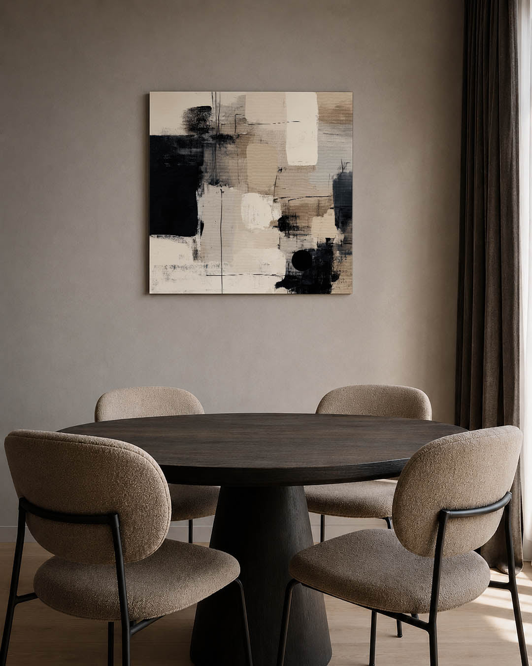 Geometrische compositie Kunstwerk