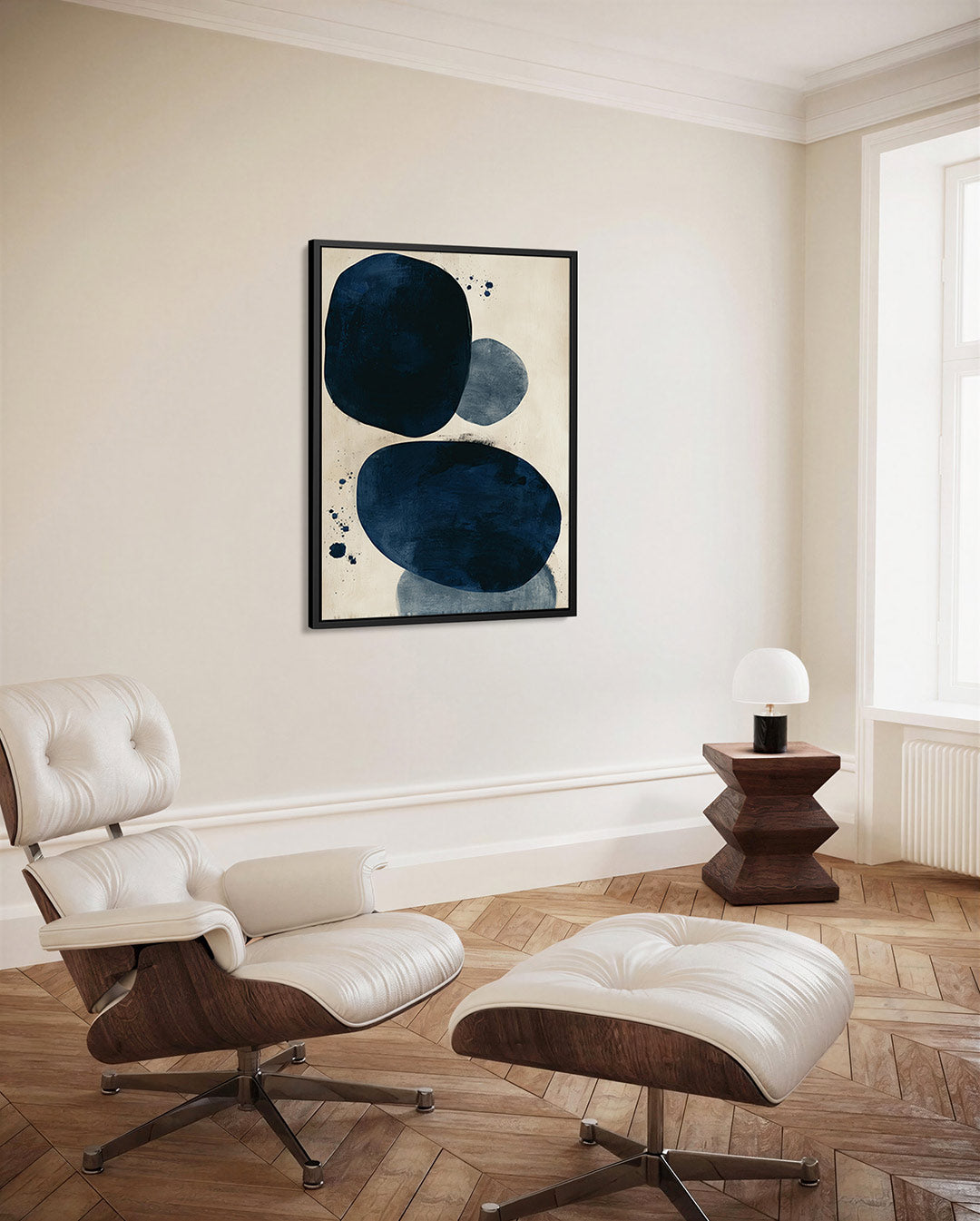 Organische vormen compositie Kunstwerk