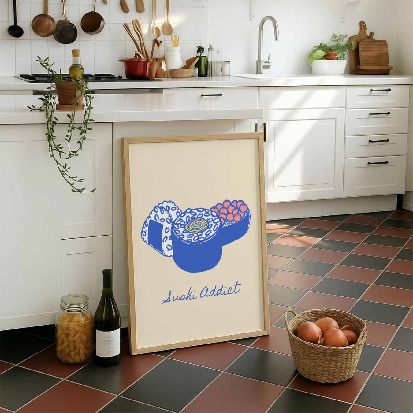 Sushi Addict Poster-WallArtistic