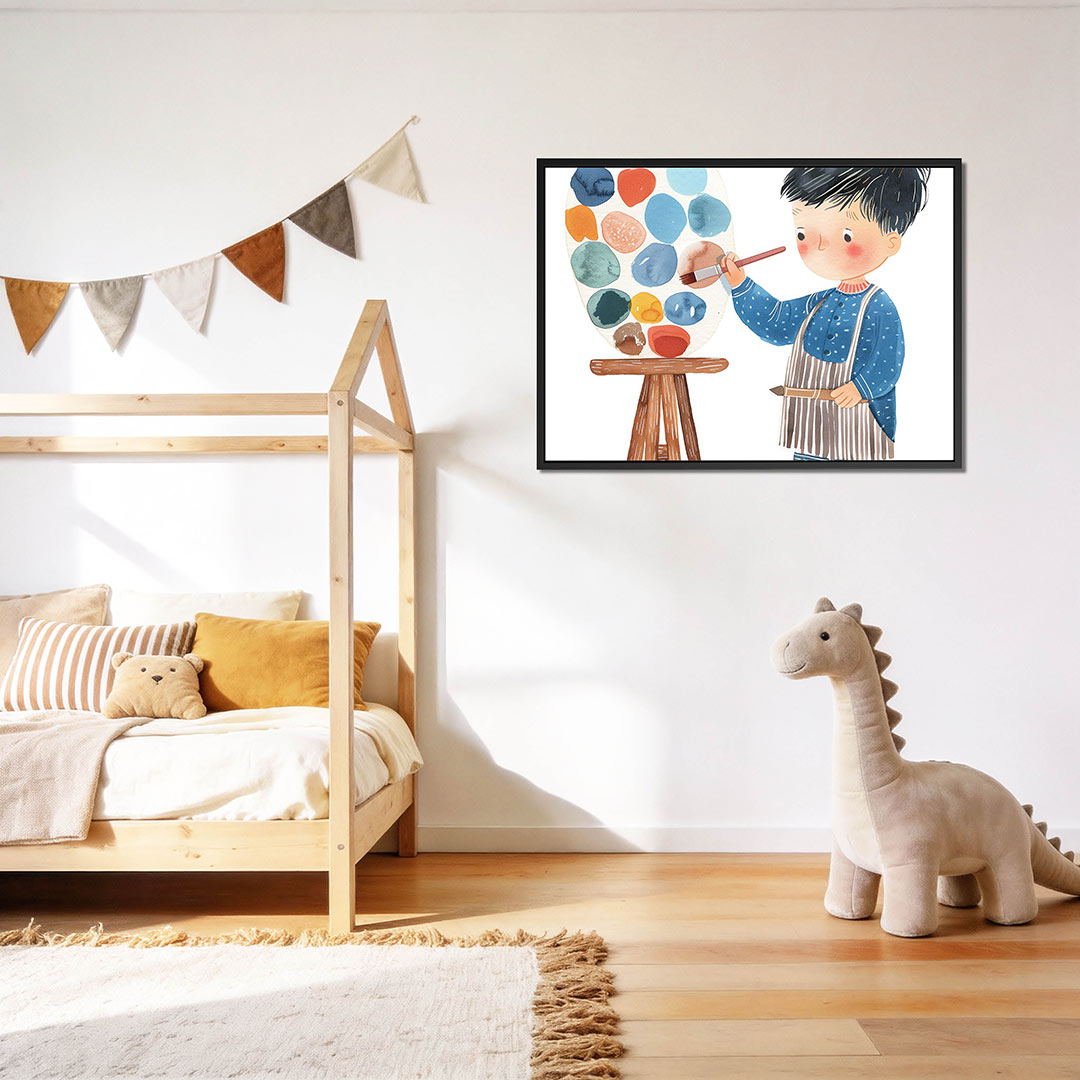 Kleurrijke creativiteit Kunstwerk
