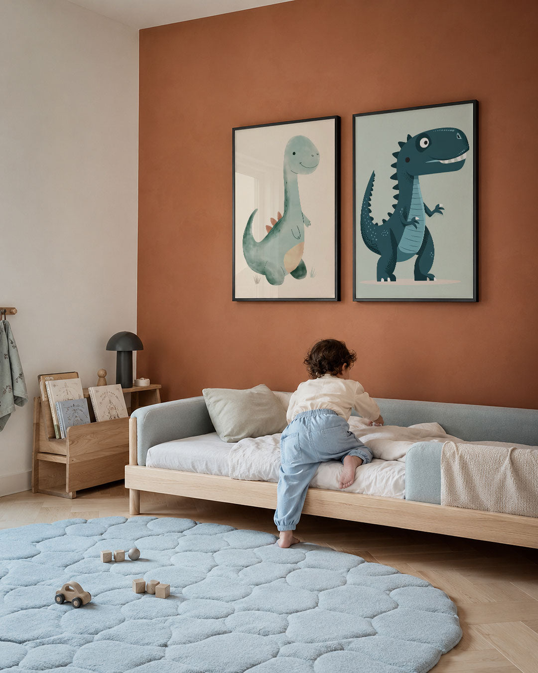 Vrolijke dino Posterset