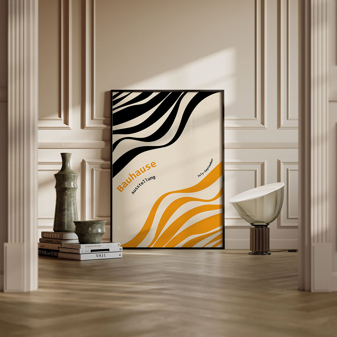Golvend lijnenspel Poster