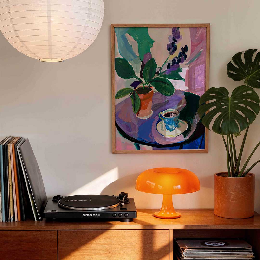 Plant en kopje Poster