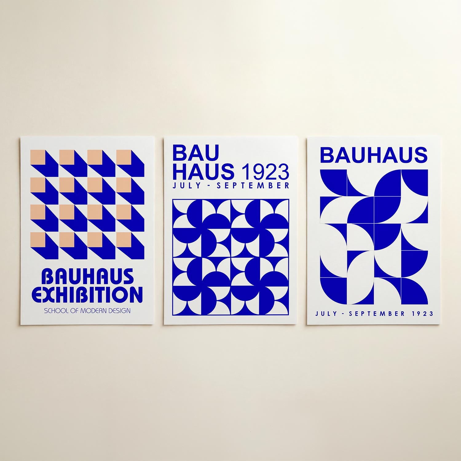 Vorm en schaduw Posterset