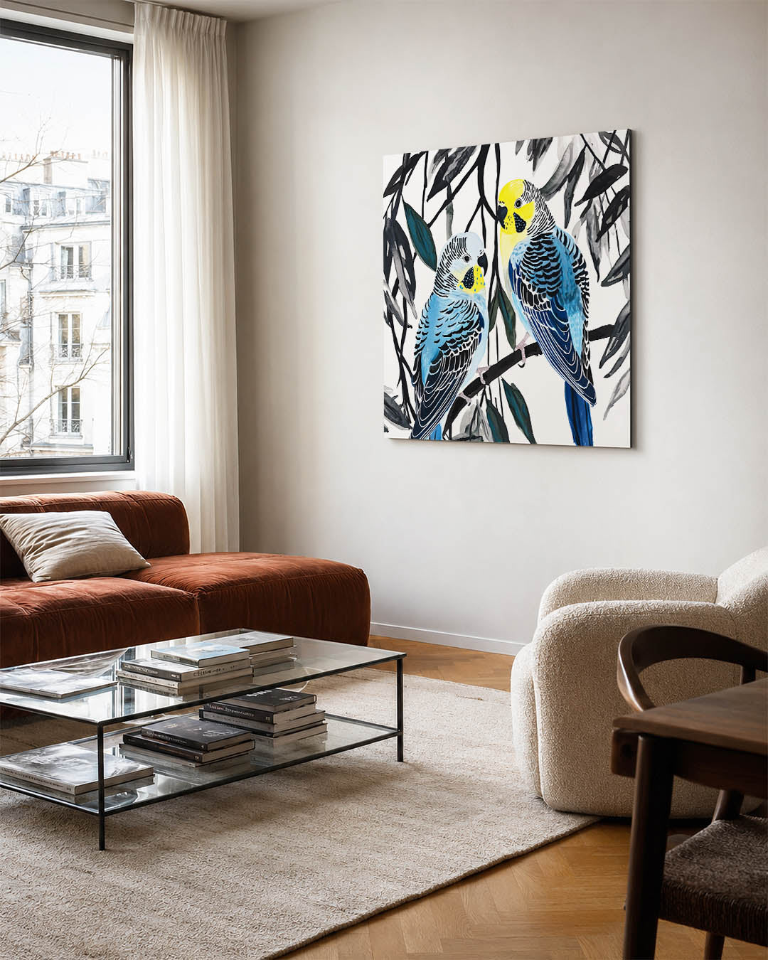 Vogels op tak Kunstwerk