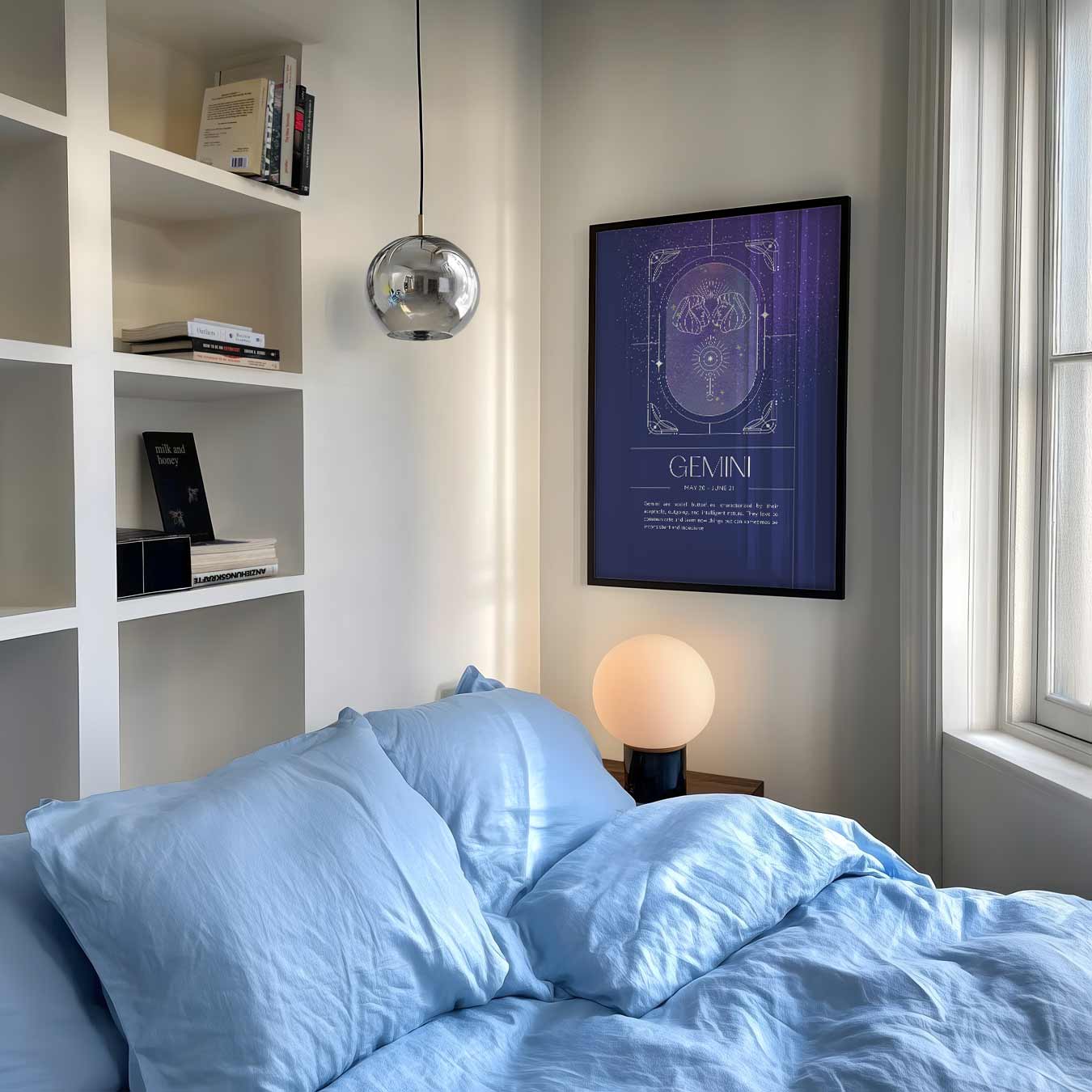 Gemini Zodiac Poster-WallArtistic