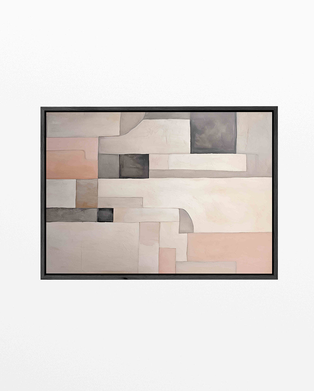Geometrische vormen compositie Kunstwerk