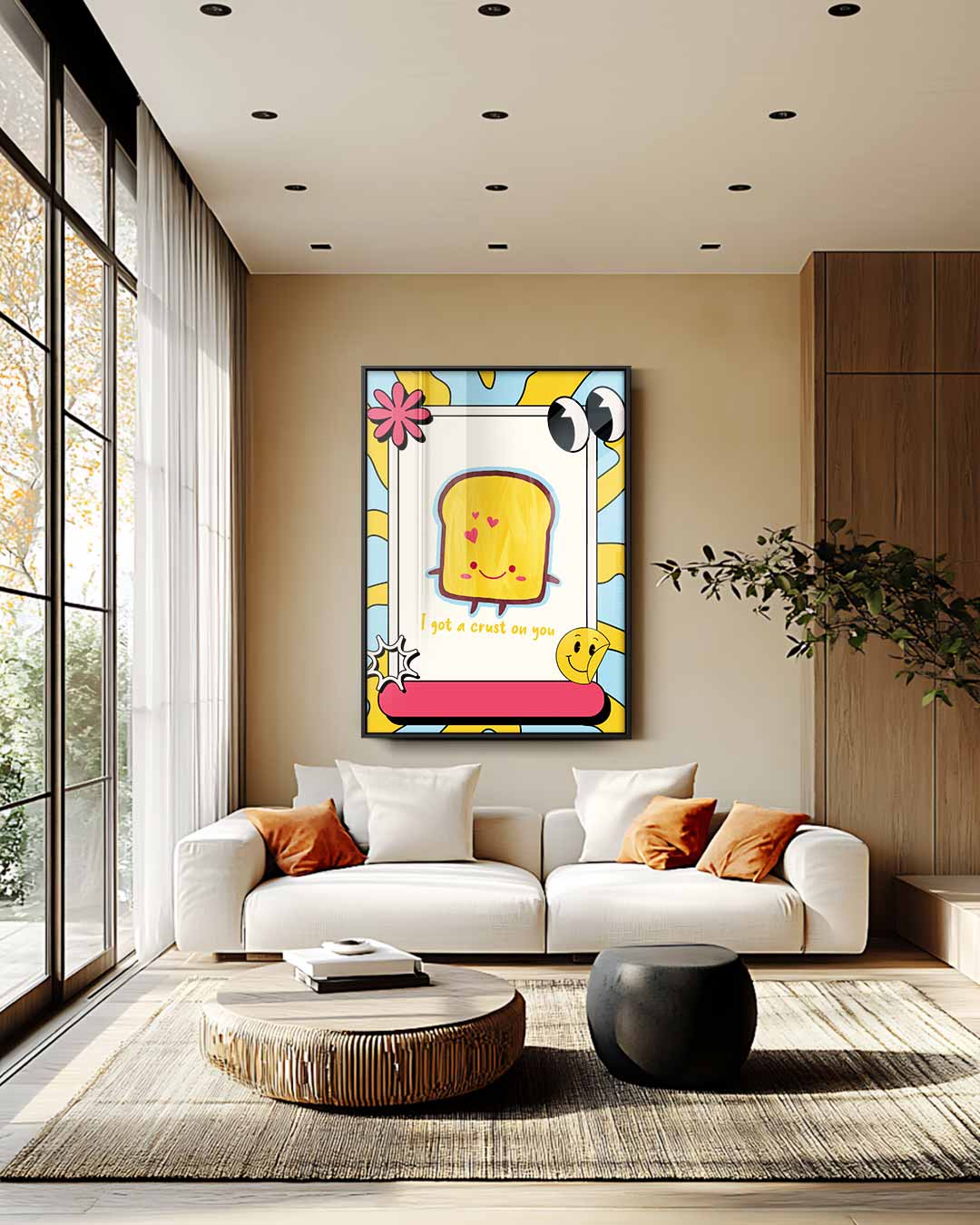 Liefdesbroodje Kunstwerk-canvas-dibond-plexiglas-wanddecoratie-WallArtistic