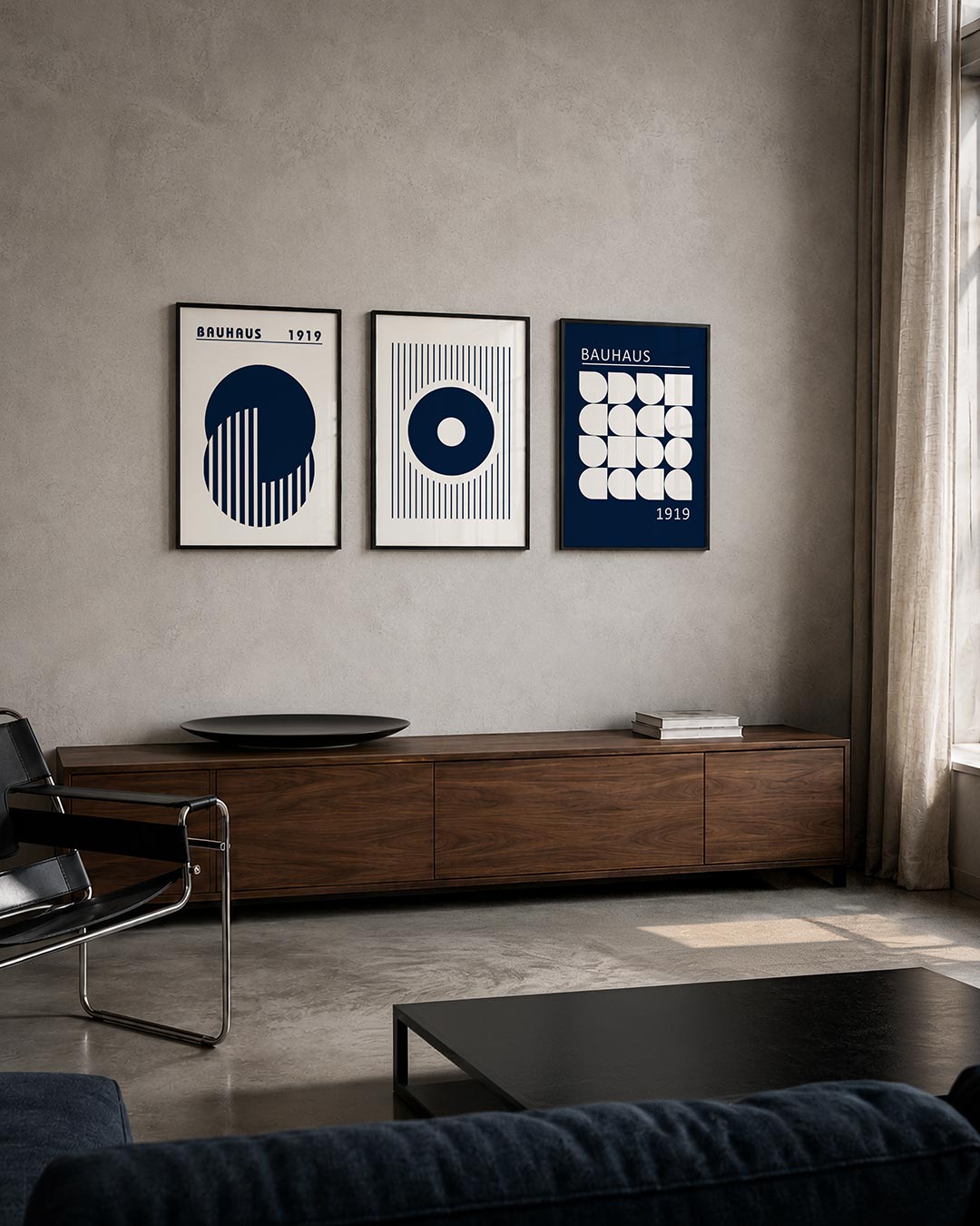 Cirkel en strepen Posterset