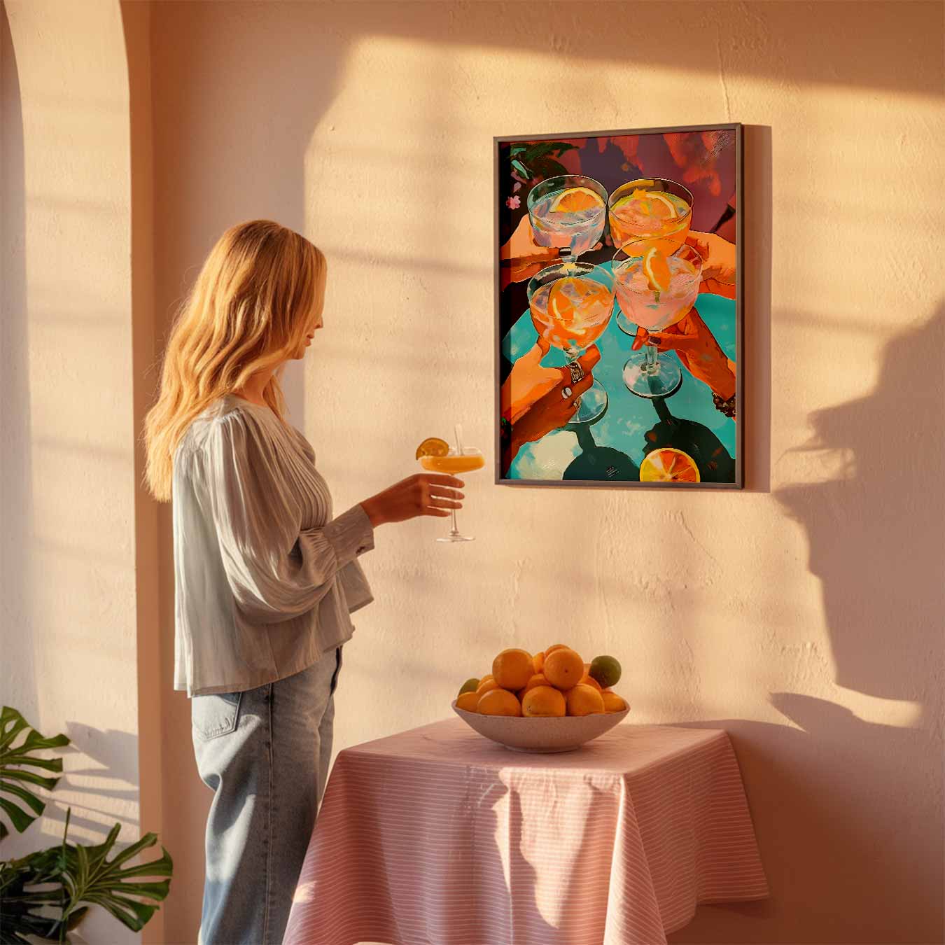 Vrolijke Zomer Cheers Poster-WallArtistic