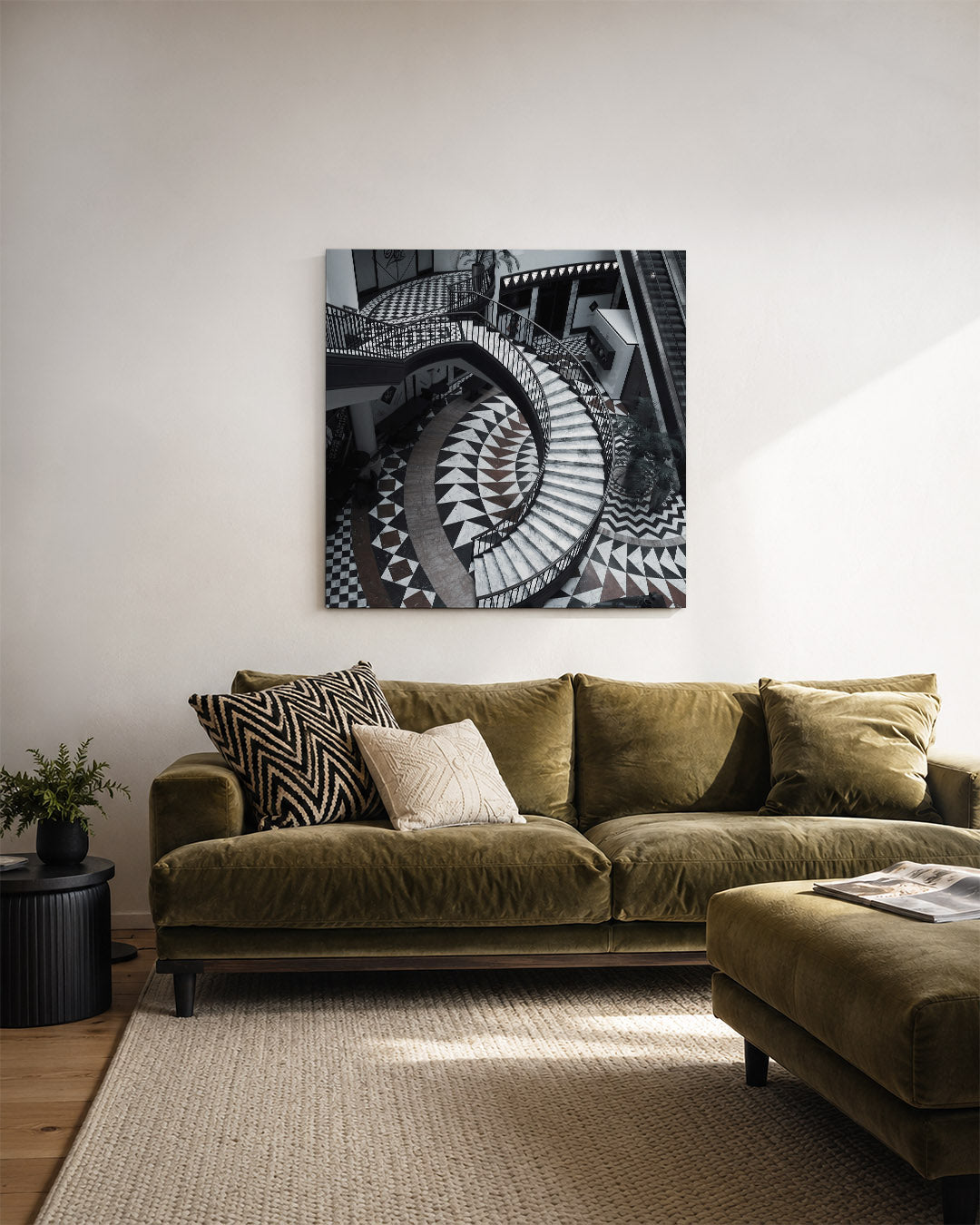 Geometrische trappen Kunstwerk