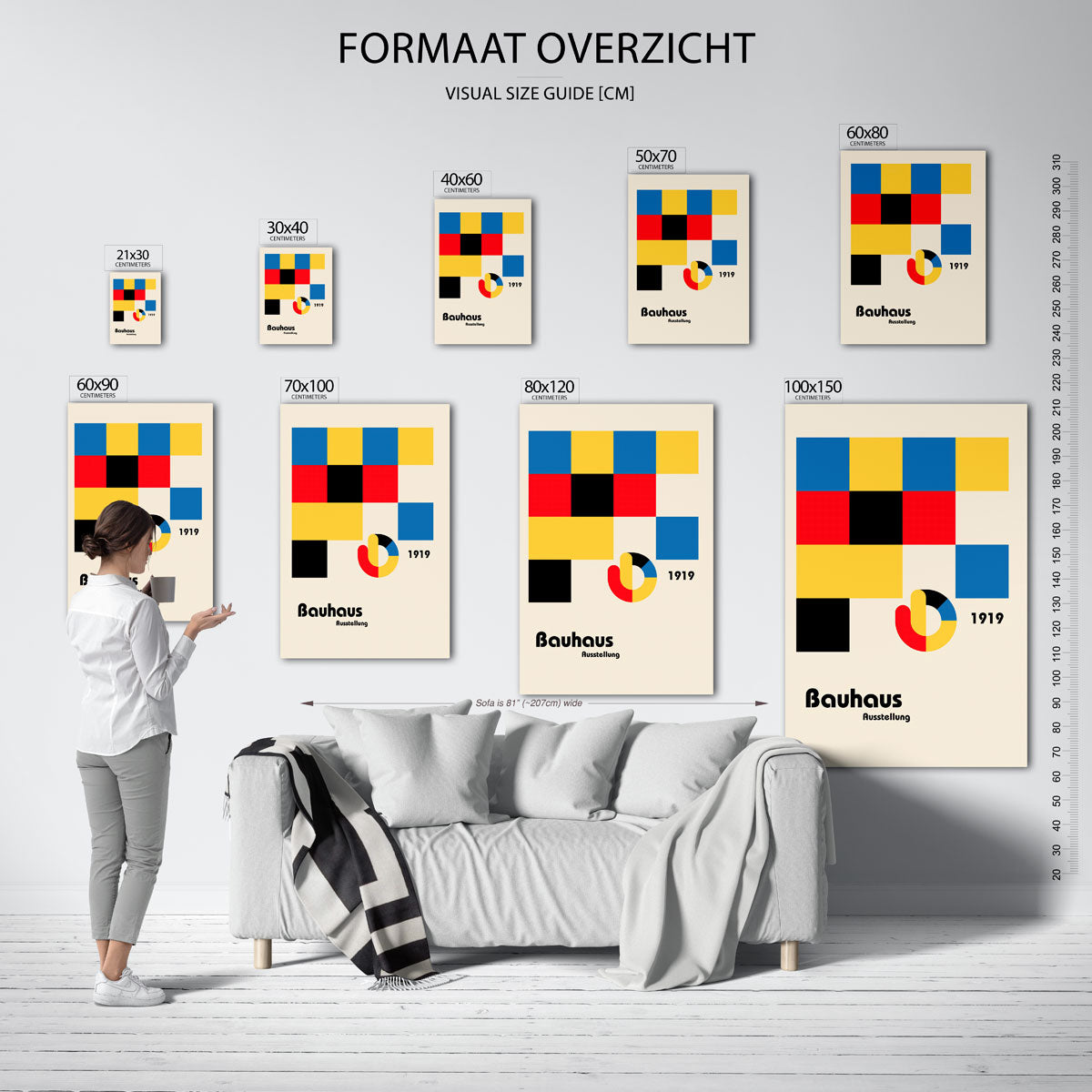 Vormen en vlakkenspel Poster