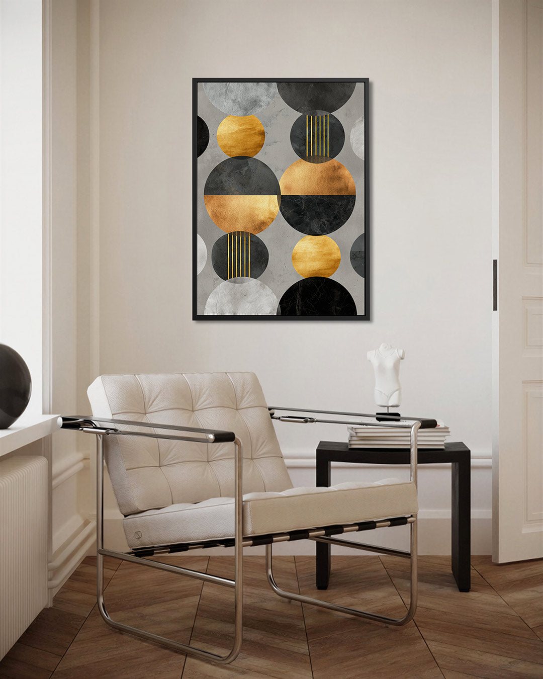 Geometrische cirkels Kunstwerk