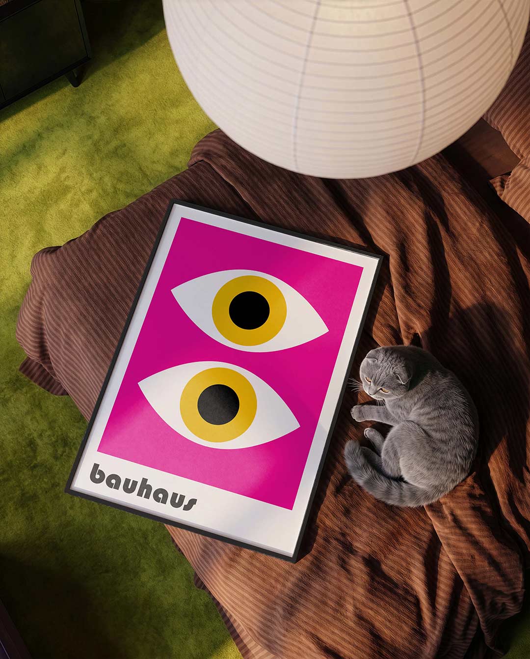 Oogvormen en kleur Poster