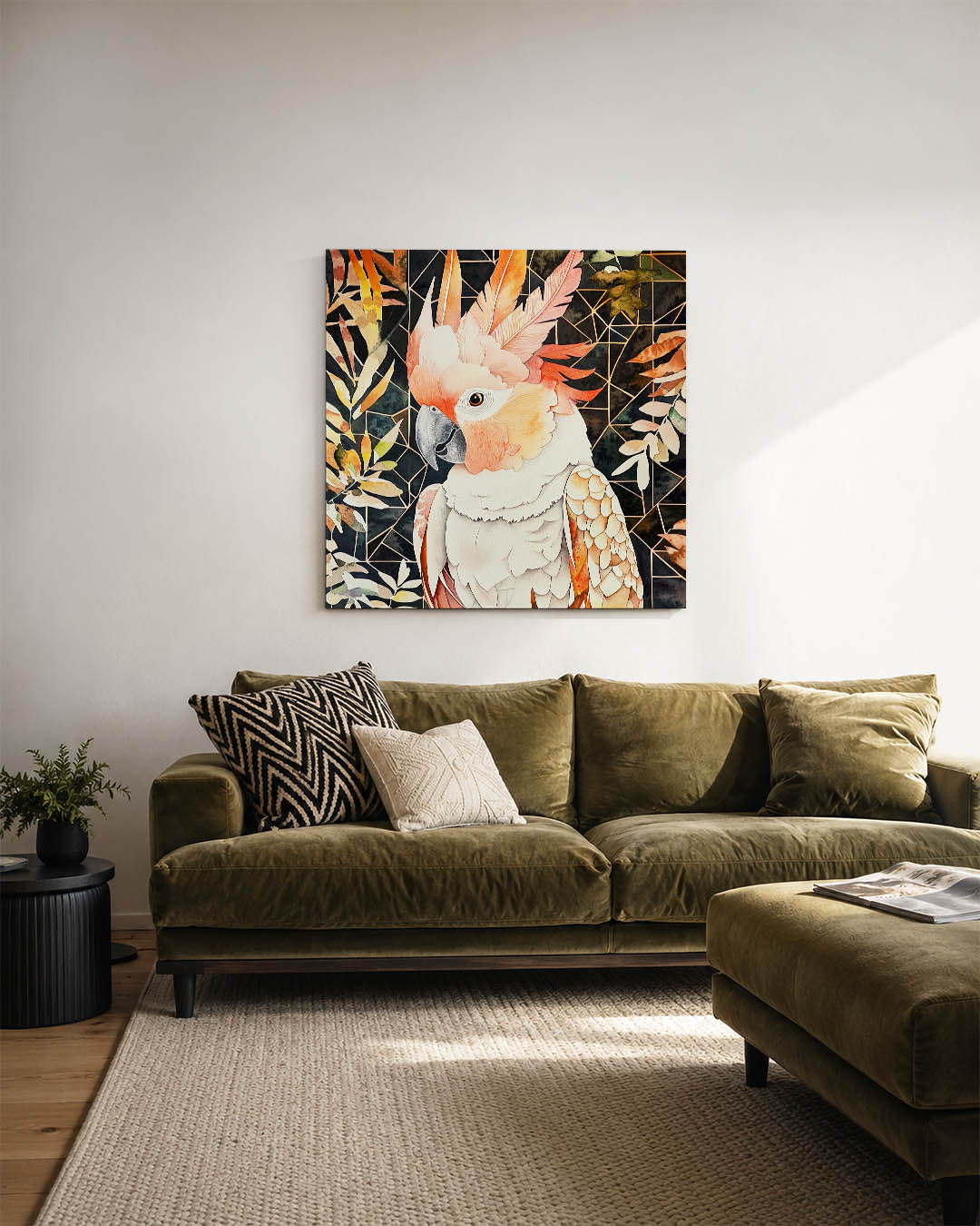 Vrolijke vogel Kunstwerk