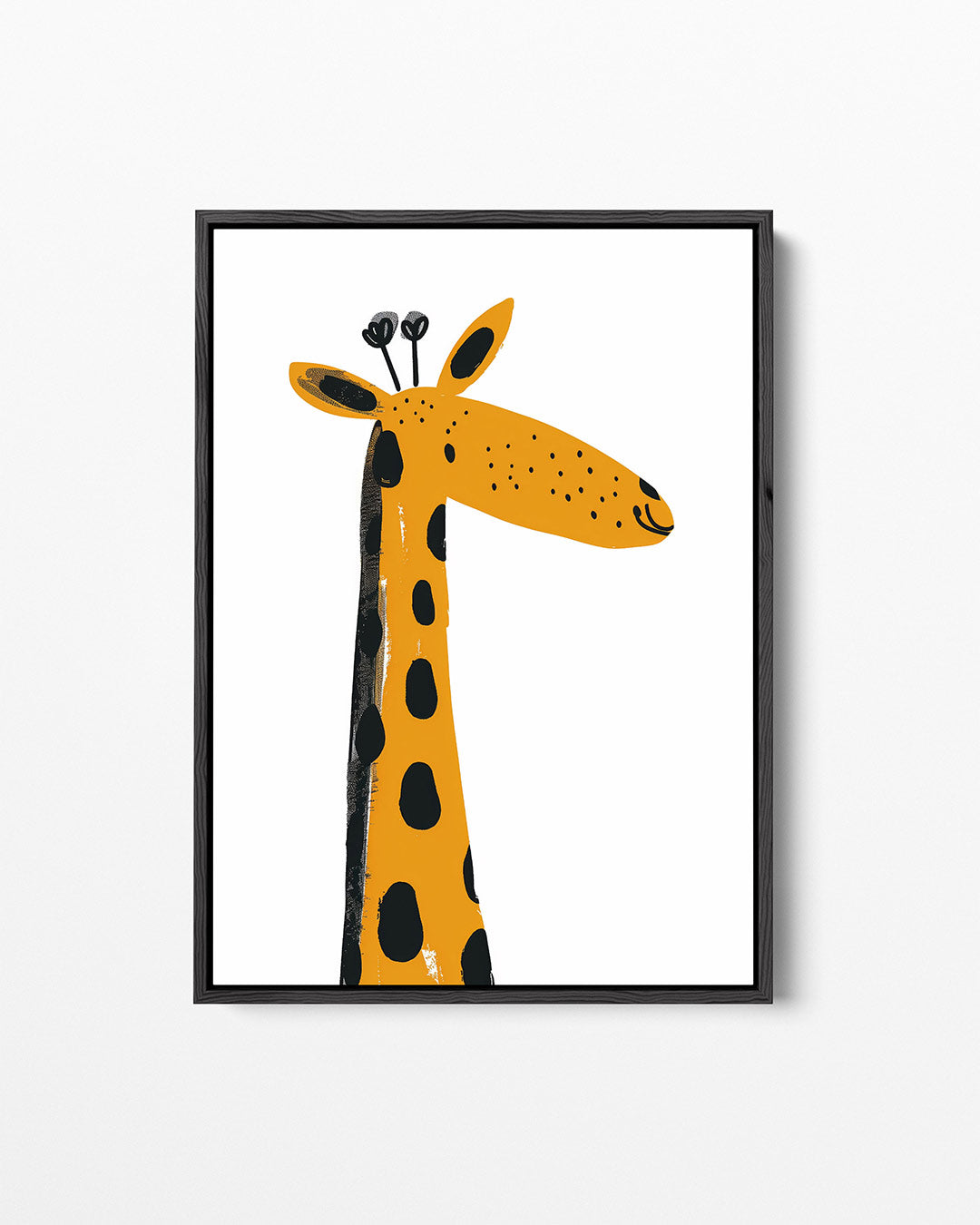 Speelse giraffe illustratie Kunstwerk