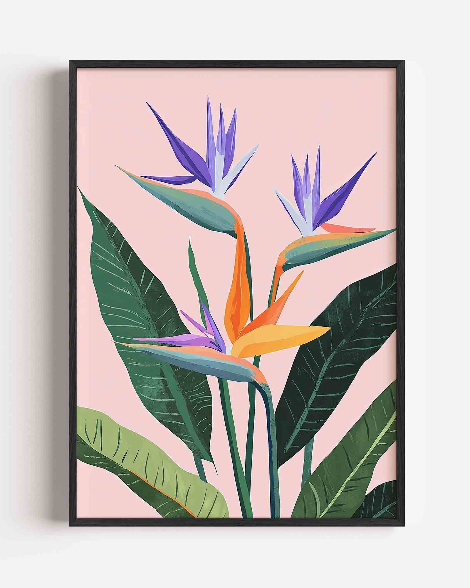 Tropische bloemen Poster