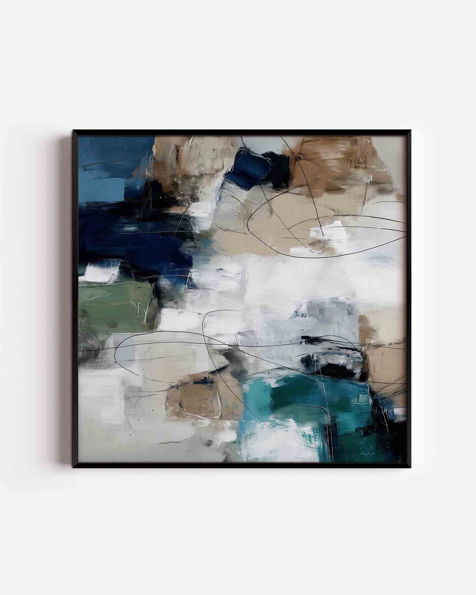 Abstracte vormen Poster