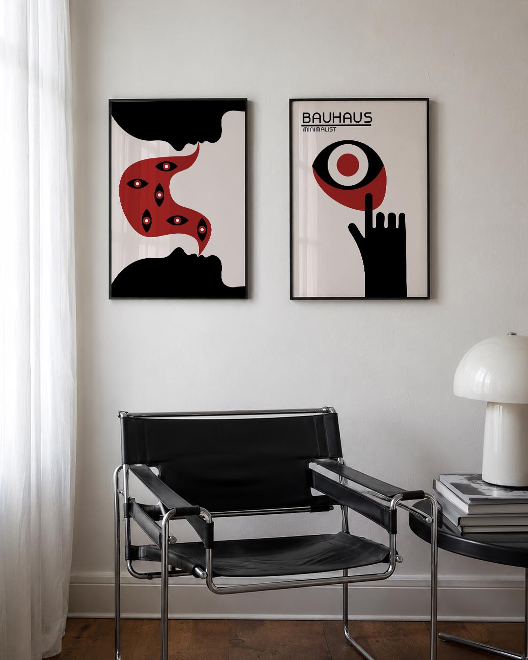 Vorm en kleurenspel Posterset