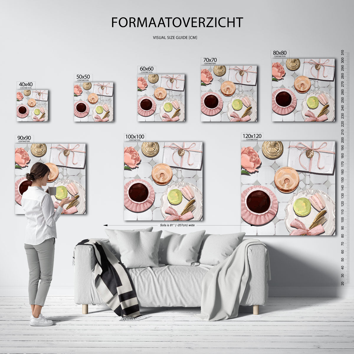 Ontbijt tafel Poster