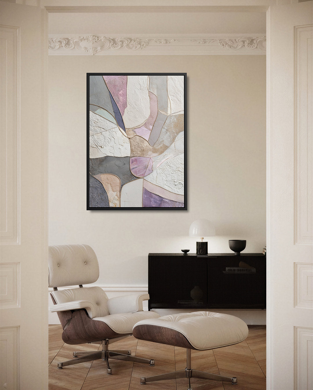 Organische vormen compositie Kunstwerk